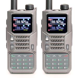 Комплект раций Baofeng RD-55 Pro 2 шт. 10W IP54 2500 мАч GPS Bluetooth Type-C Серый