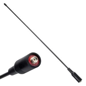 Антенна для рации гибкая AnyTone 771 SMA-Female UHF VHF 38 см