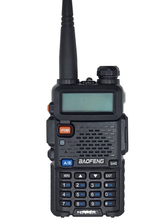 Рация Baofeng UV-5R, 8W, IP54, 1800 мАч, черный