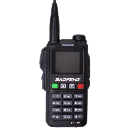 Рация Baofeng BF-18H GPS 5W IP54 1800 мАч Type-C Черный