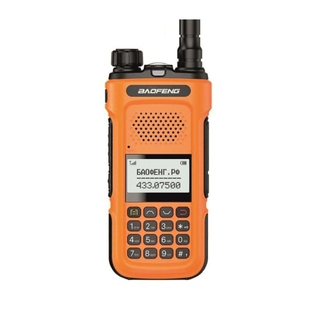 Рация Baofeng BF-UV10 5W IP54 1500 мАч Type-C Оранжевый