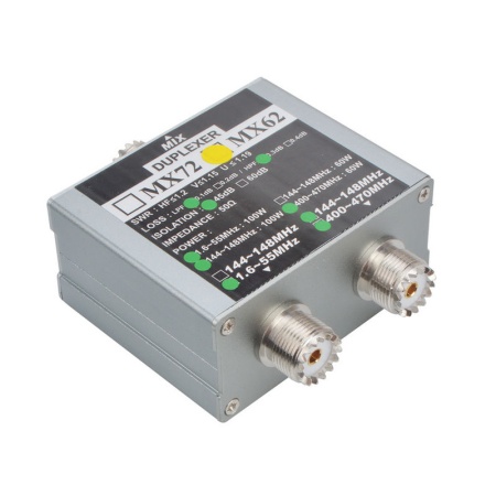 Дуплексный фильтр МХ62 VHF/UHF (1.6-65/144-148/400-470 Мгц)
