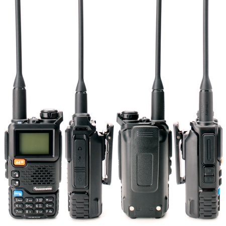 Рация Quansheng UV-5R Plus V3, 5W, IP54, 1600 мАч, Type-C, черный