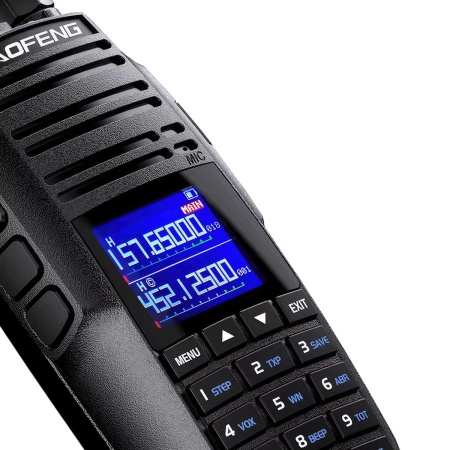 Рация Baofeng UV-29 10W IP54 2500 мАч Type-C Черный