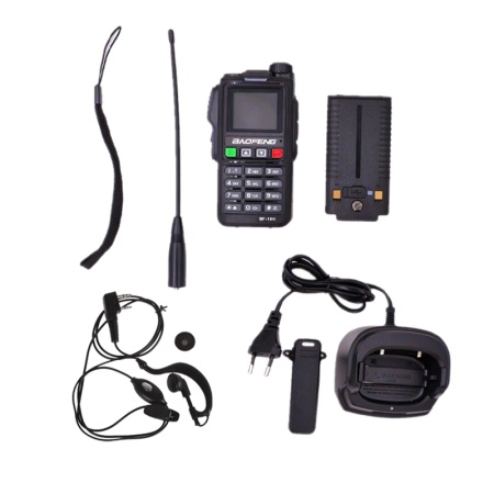 Рация Baofeng BF-18H GPS 5W IP54 1800 мАч Type-C Черный