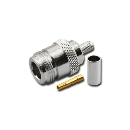 Разъем N-211F N розетка обжимная RG-58