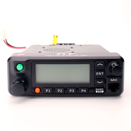 Цифровая автомобильная рация TYT MD-9600, AES-256, 50W, UHF, VHF, IP54, черная