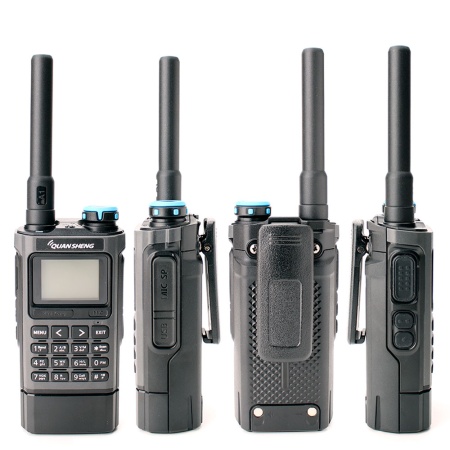 Рация Quansheng UV-K1, 5W, IP54, 2500 мАч, Type-C, черный