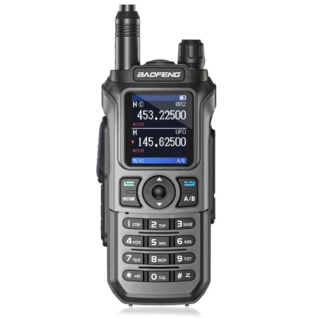 Рация Baofeng UV-21 Pro V2 5W IP54 1800 мАч Type-C Серый