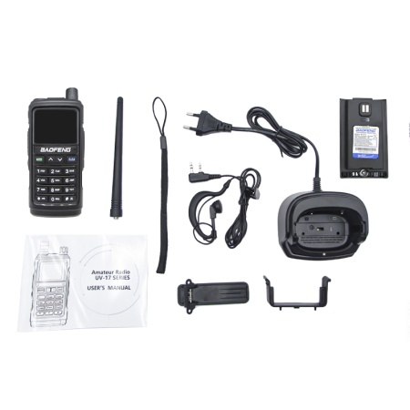 Рация Baofeng UV-17M, 5W, IP54, 1800 мАч, Type-C, черный