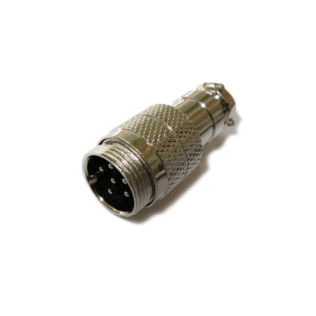 Разъем микрофонный кабельный 6pin (вилка)