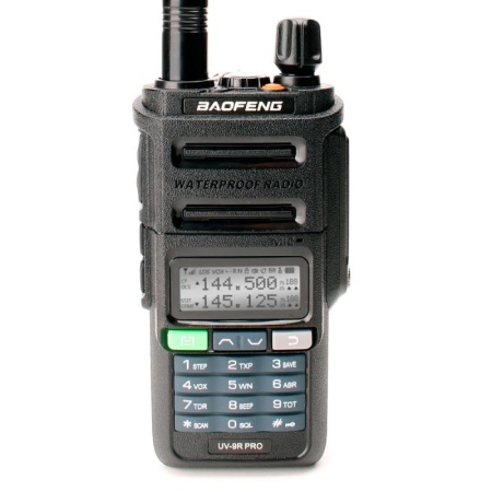 Рация Baofeng UV-9R Pro 8W IP67 1800 мАч Type-C Черный