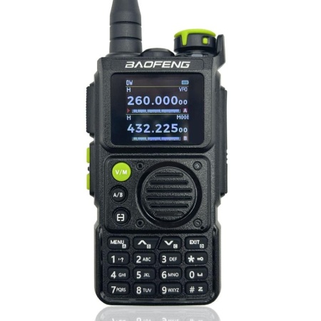 Рация Baofeng UV-K6 PRO, 8W, IP54, 2600 мАч, Type-C, черный