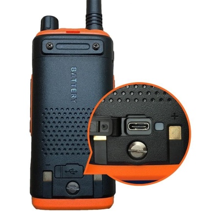 Рация Baofeng UV-17M 5W IP54 1800 мАч Type-C Оранжевый