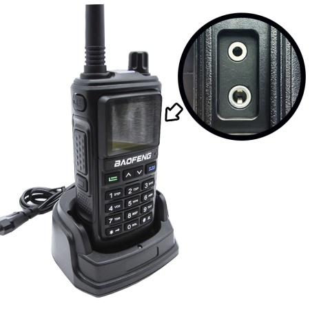 Рация Baofeng UV-17M, 5W, IP54, 1800 мАч, Type-C, черный