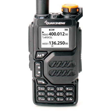 Рация Quansheng UV-K5 V1, 5W, IP54, 1600 мАч, TYPE-C, черный