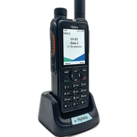 Цифровая рация Hytera HP785, AES-256, 5W, IP68, 2400 мАч, GPS, VHF, черный