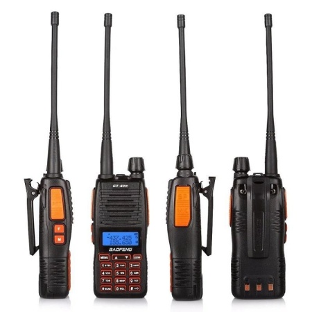 Рация Baofeng GT-5 (инверсия) 5W IP54 2000 мАч Черный