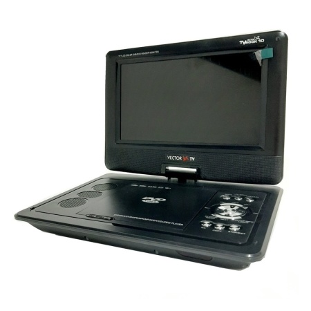 Автомобильный телевизор книжка DVB-T2 TV Vector Book с DVD плеером 10 дюймов