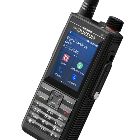 Цифровая рация QUESUM MAX11 AES-256 5W IP68 2800 мАч GPS UHF Черный