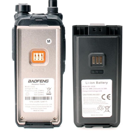 Рация Baofeng UV-28 10W IP54 2500 мАч Type-C Черный