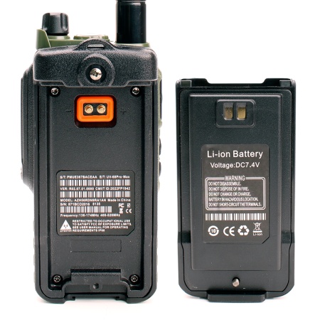Рация Baofeng UV-68 Pro Max V2 8W IP68 1800 мАч Type-C Зеленый