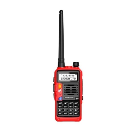 Рация Baofeng UV-S9 Tri-Band 8W IP54 2800 мАч Красный