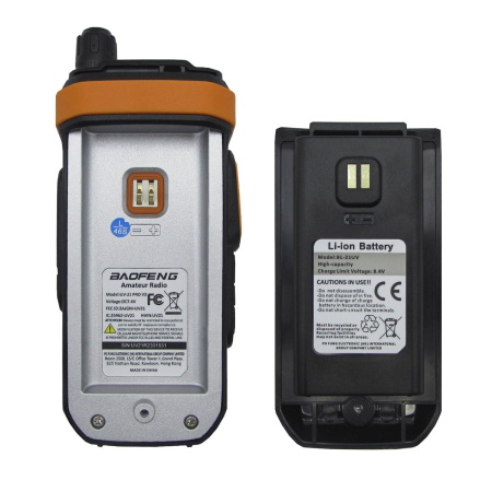 Рация Baofeng UV-21 Pro V2 5W IP54 1800 мАч Type-C Оранжевый