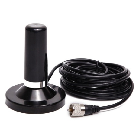 Антенна автомобильная Mini MAG PL-259 UHF VHF 10 см на магнитном основании