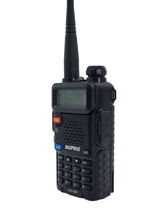 Рация Baofeng UV-5R, 8W, IP54, 1800 мАч, черный
