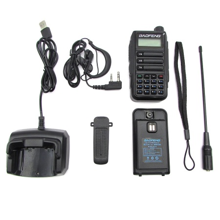 Рация Baofeng UV-16 Pro 8W IP54 1800 мАч Type-C Черный