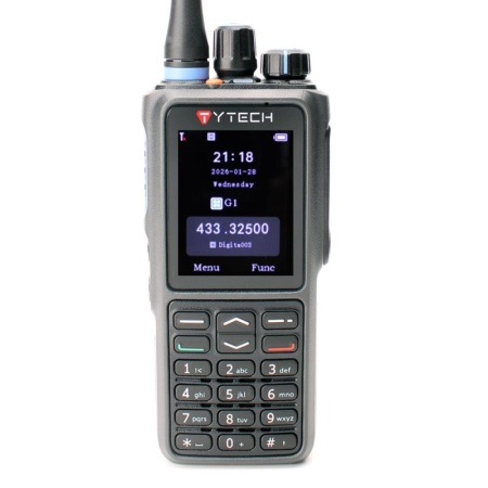 Цифровая рация TYTECH TD-780 AES-256 8W IP68 3200 мАч UHF GPS Bluetooth Voice recordin Черный