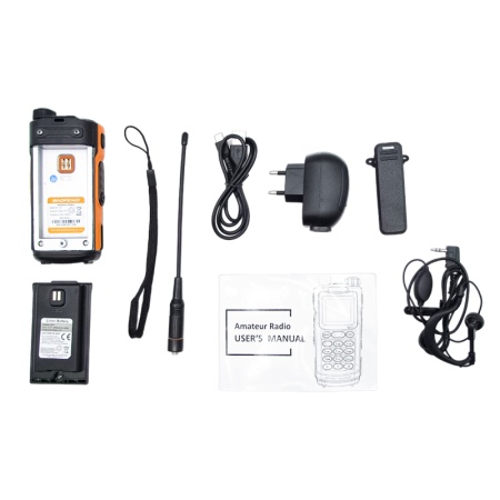 Рация Baofeng BF-20L Tri-Band 5W IP54 1800 мАч Оранжевый