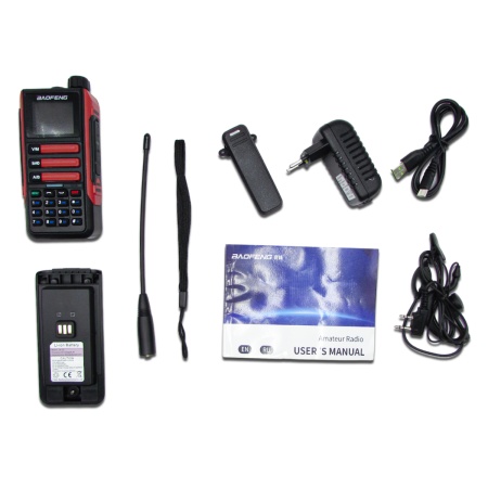 Рация Baofeng UV-16M 10W IP54 2500 мАч Type-C Красный
