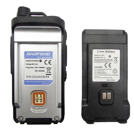 Рация Baofeng UV-13 Pro 5W IP54 1500 мАч Type-C Черный