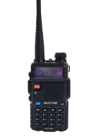 Рация Baofeng UV-5R, 8W, IP54, 1800 мАч, черный