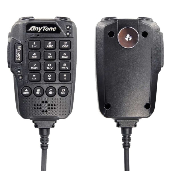 Рация автомобильная цифровая Anytone AT-D578UV PRO AES-256 55W UHF VHF IP54 BLUETOOTH GPS
