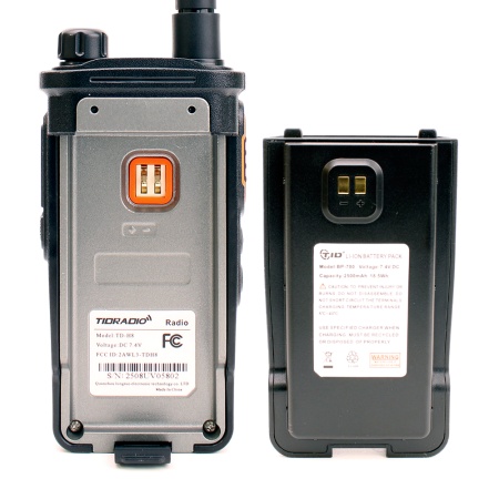 Рация Tidradio TD-H8 10W IP54 2500 мАч Type-C Черный