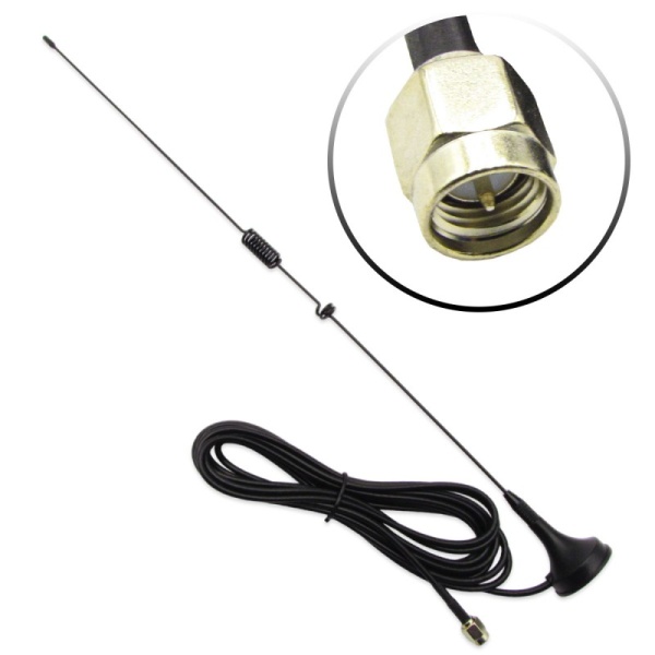 Антенна для рации на магнитном основании Nagoya UT-106UV SMA-Male UHF VHF