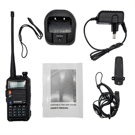 Рация Baofeng UV-S9 Dual-Band 8W IP54 2800 мАч Черный