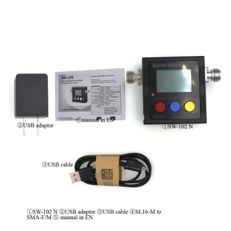 Измеритель мощности и КСВ SURECOM SW-102
