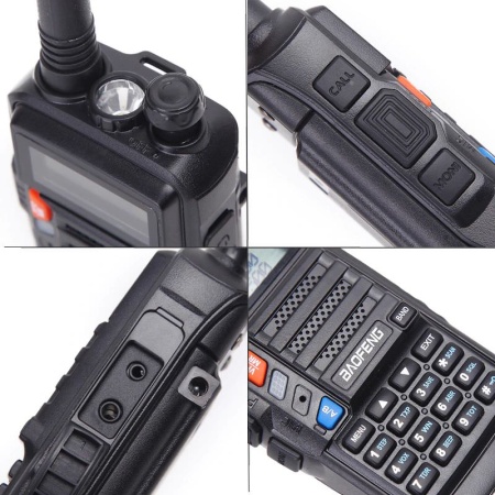 Рация Baofeng UV-S9 Dual-Band 8W IP54 2800 мАч Черный