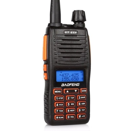 Рация Baofeng GT-5 (инверсия) 5W IP54 2000 мАч Черный