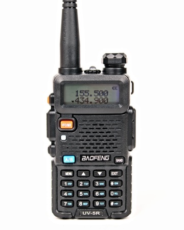 Рация Baofeng UV-5R, Цвет Черный