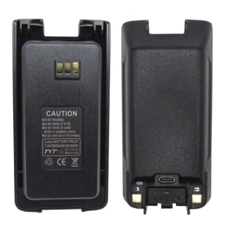 Аккумулятор для раций TYT TH-UV8200, UV390,MD-680D USB TYPE-C 3600мАч