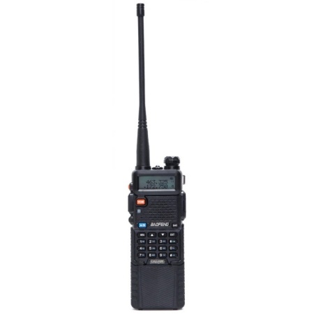 Рация Baofeng UV-5R 8W с аккумулятором 3800 мАч, Цвет Черный
