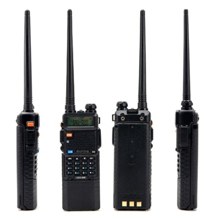 Рация Baofeng UV-5R с аккумулятором 3800 мАч Черный