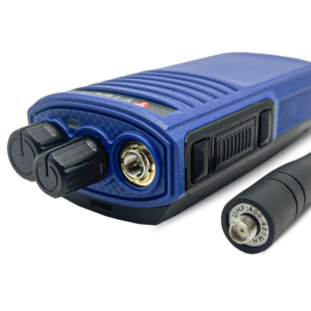 Взрывозащищенная рация TYTech TD-5608, ATEX Ex, AES-256, 10W, IP6X, 2450 мАч, UHF, синий