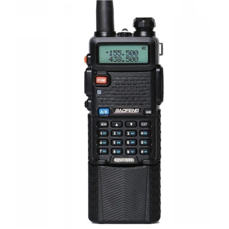Рация Baofeng UV-5R 8W с аккумулятором 3800 мАч, Цвет Черный