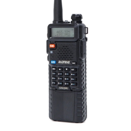Рация Baofeng UV-5R 8W с аккумулятором 3800 мАч, Цвет Черный